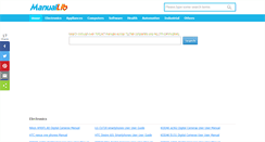 Desktop Screenshot of manuallib.com